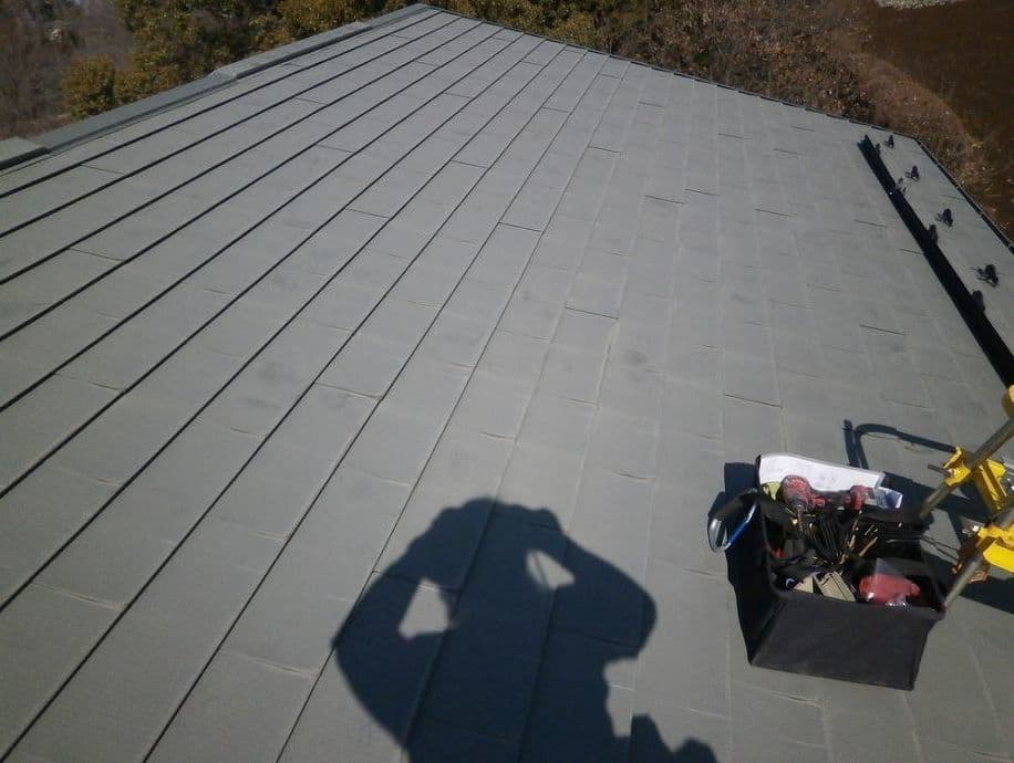 太陽光発電システムを設置する屋根の画像